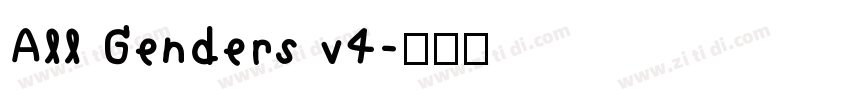 All Genders v4字体转换